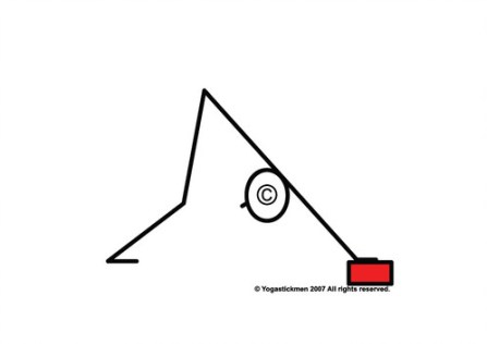 Image result for yoga stickman images for half virasana in yoga